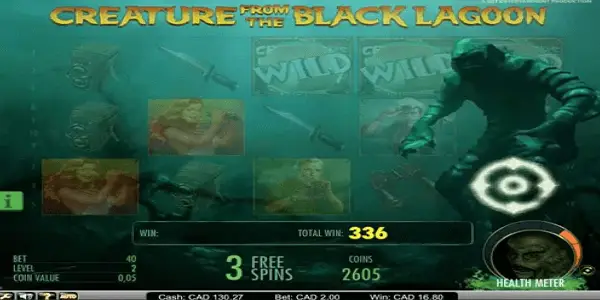 Creature From The Black Lagoon Netent Slot