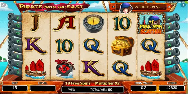 Pirate From The East Netent Slot