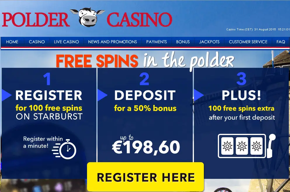Polder Casino Free Spins