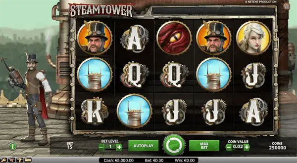 Steam Tower Netent Slot