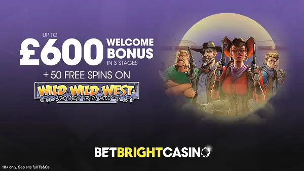 BetBright Casino welcome bonus