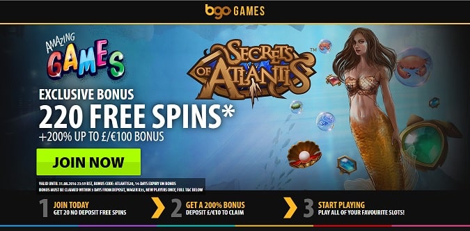 BGO Casino promotion
