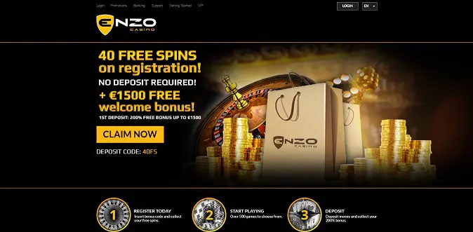 Enzo Casino free spins
