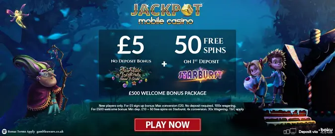 Jackpot Mobile Casino promotion