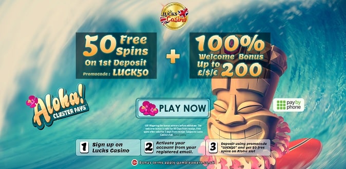 Lucks Casino free spins + bonus