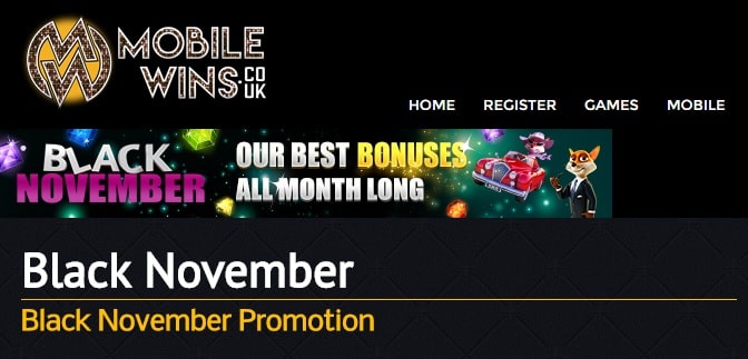 Mobile Wins Casino bonus