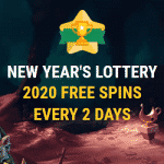 New Year's Lottery: 2020 Free Spins from Spinia