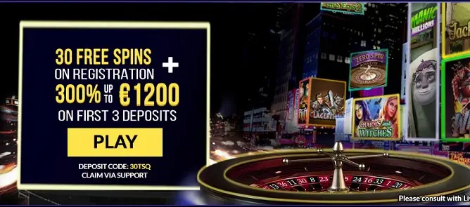 Times Square Casino bonus